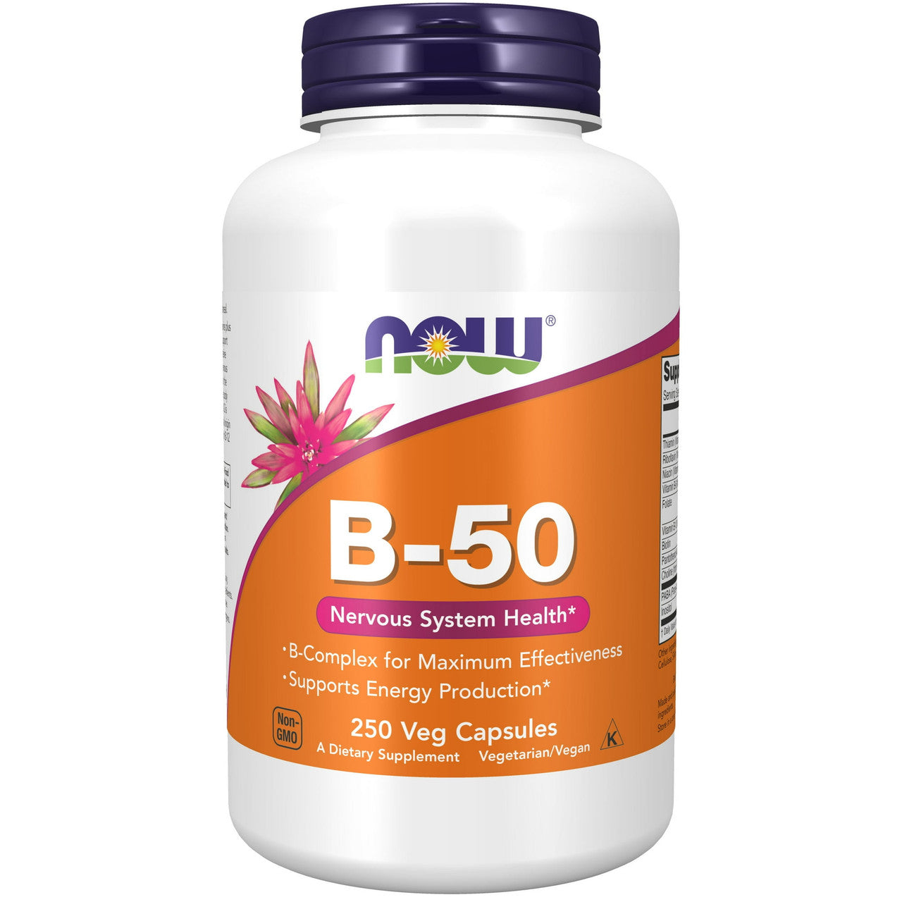 NOW Foods B-50 Nervous System Health Capsules, 250 Ea